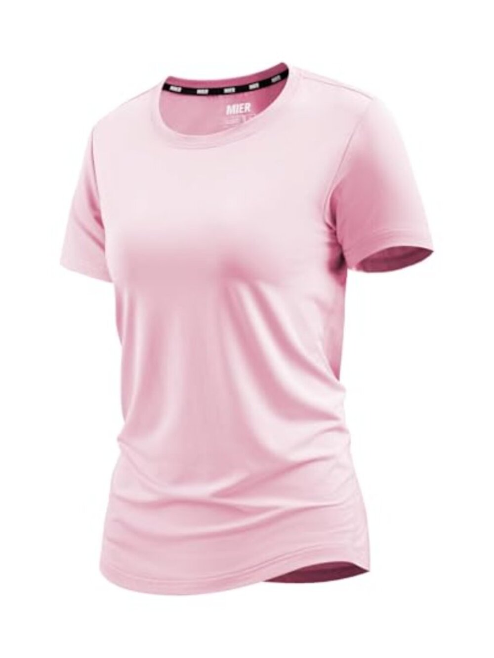 Women's Athletic Running T-Shirt Dry Fit Moisture Wicking Crew Neck Workout Tee